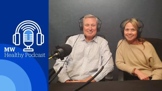 The Healthy Podcast Laurence Conway, MD and Danielle Patturelli, RN
